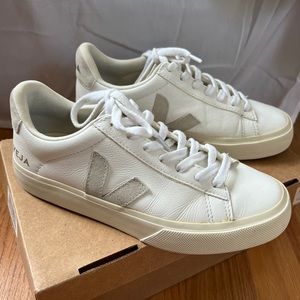 VEJA CAMPO CHROMEFREE LEATHER WHITE NATURAL (US 7)